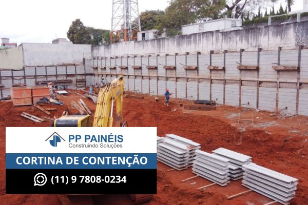 Cortina De Contenção Tipo Muro De Arrimo